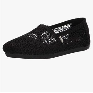 Black Alpargata flats